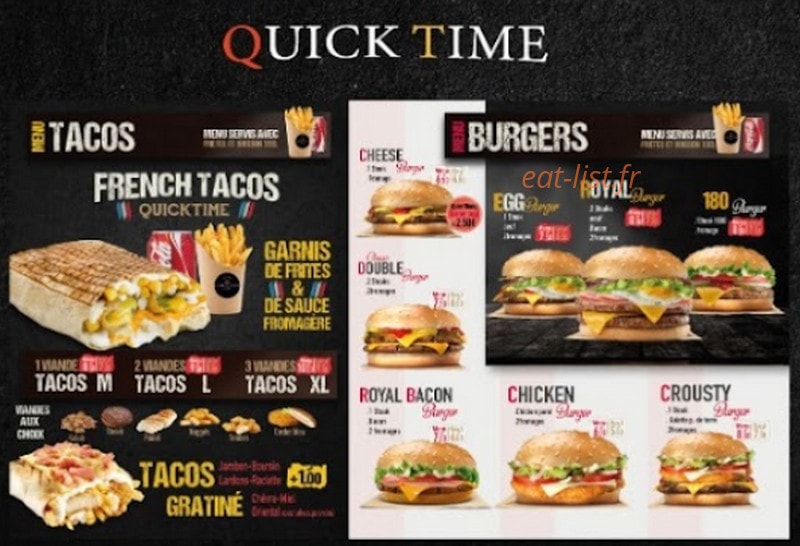 Quick Time — carte page 3