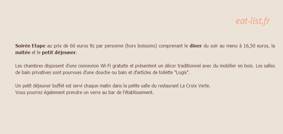 Croix Verte — carte page 2