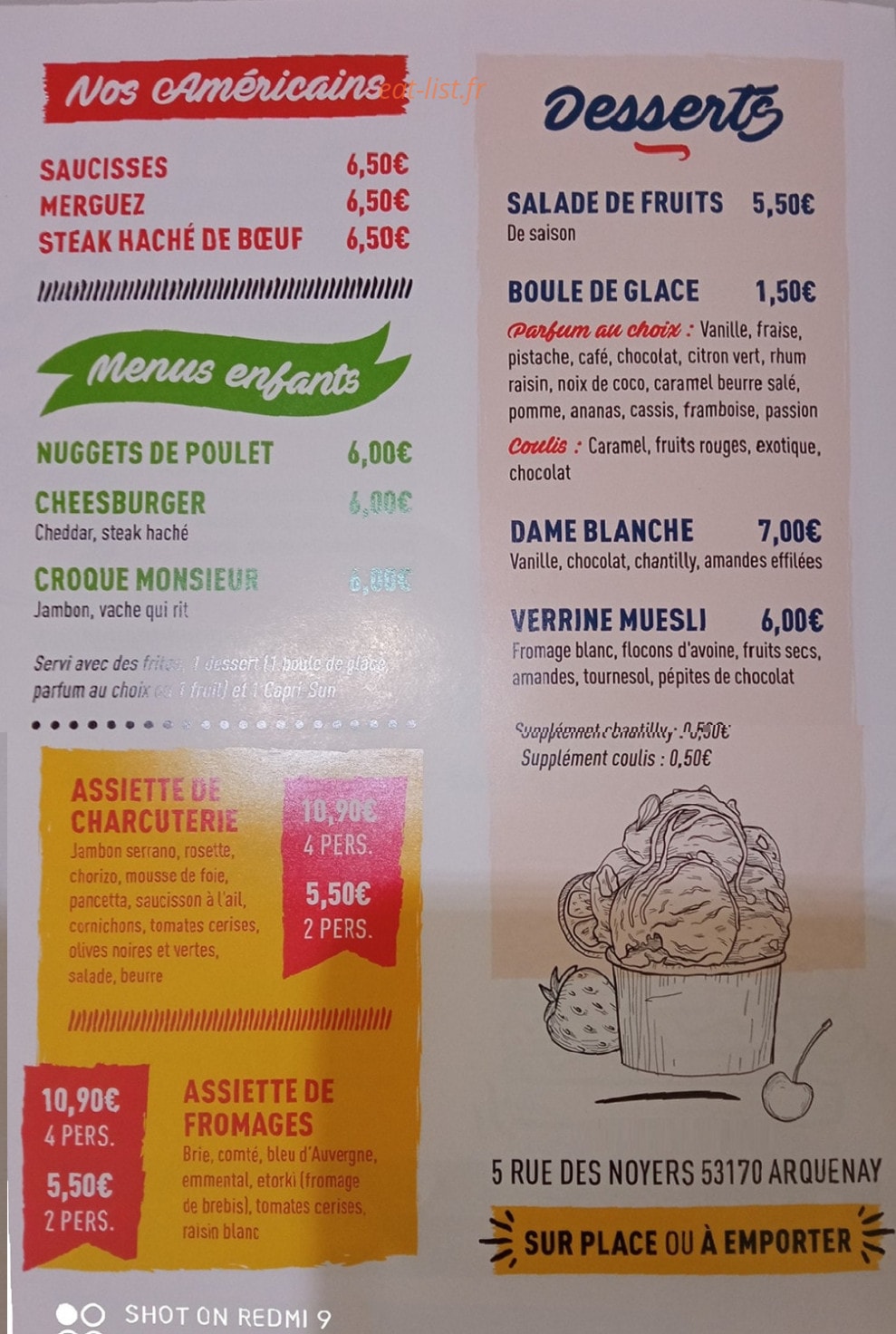 Le Bar D'arq — carte page 4