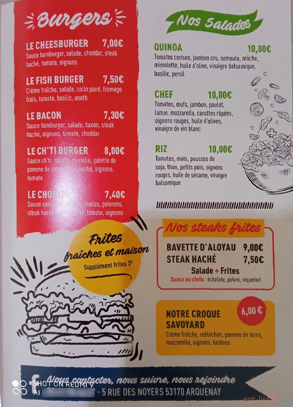 Le Bar D'arq — carte page 3