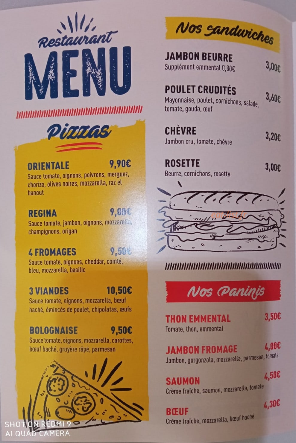 Le Bar D'arq — carte page 2