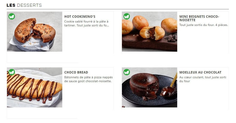 Domino's — carte page 14