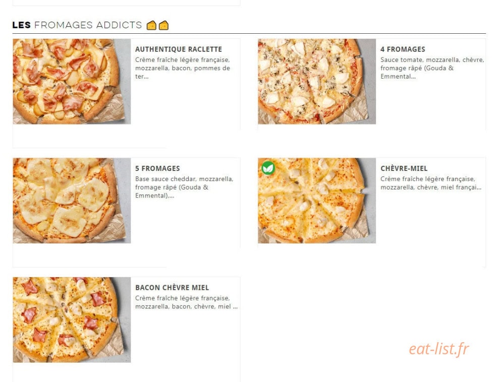 Domino's — carte page 4