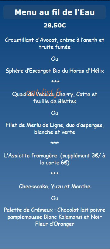 L'Aquarelle — carte page 2