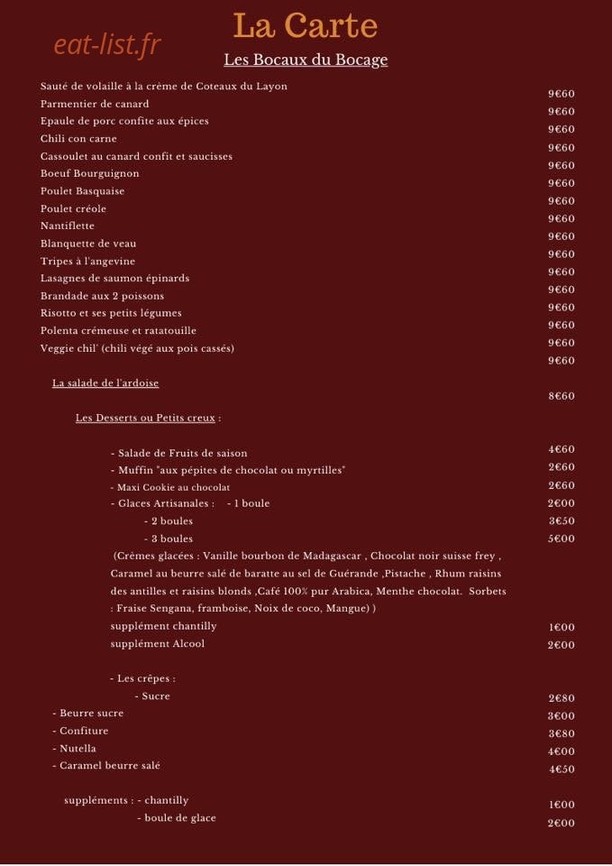 La capitainerie — carte page 2
