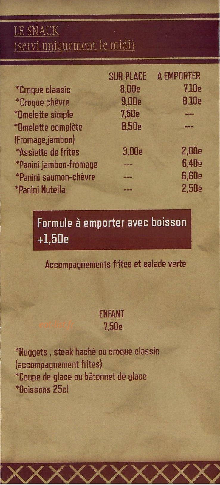La guinguette du bac — carte page 3