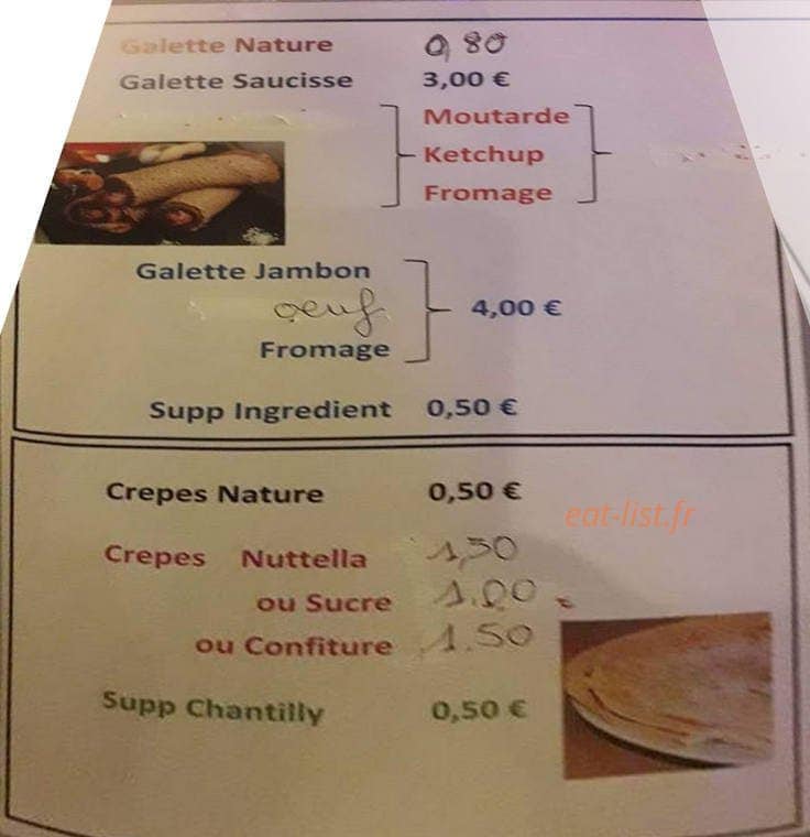 Café des sports — carte page 1
