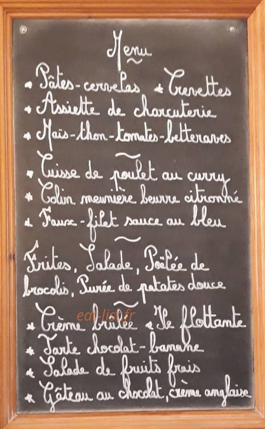 La Centaurée — carte page 1