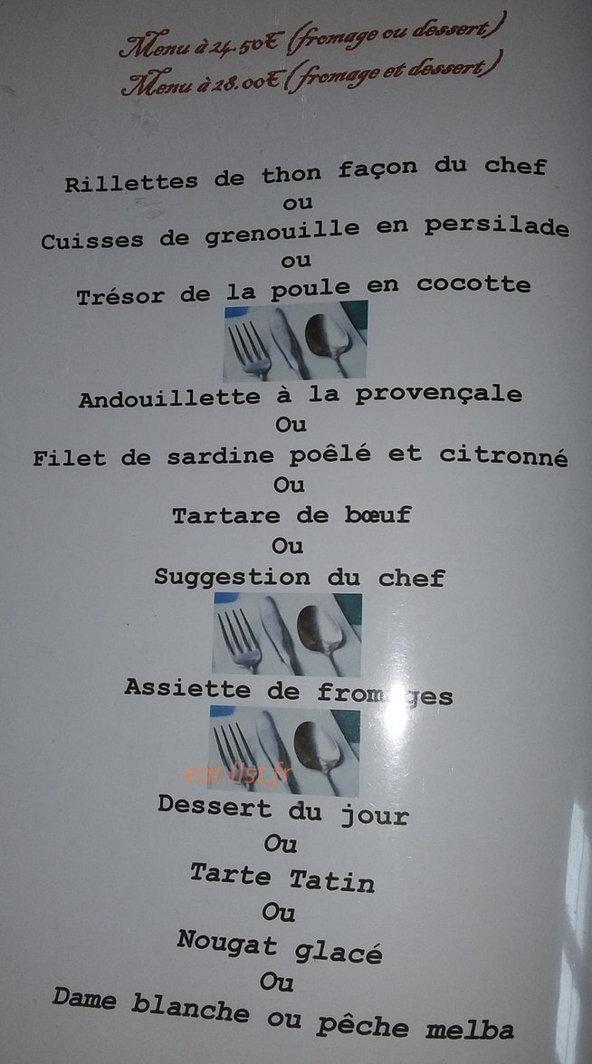Restaurant de l'erve — carte page 5