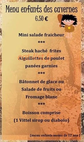 La Taverne des Grottes — carte page 3