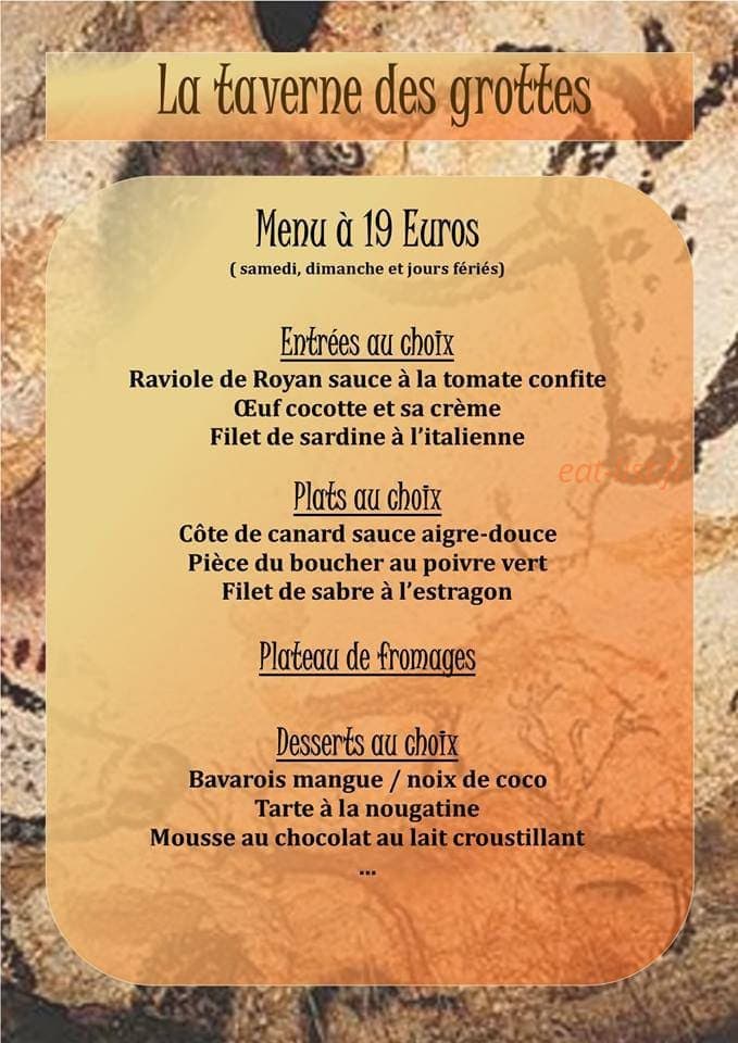 La Taverne des Grottes — carte page 5