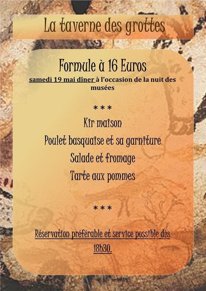 La Taverne des Grottes — carte page 4