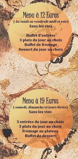 La Taverne des Grottes — carte page 2