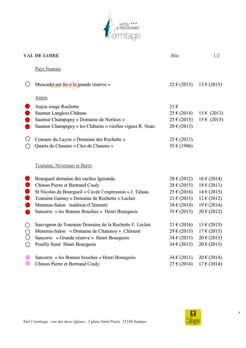 L'Ermitage — carte page 10