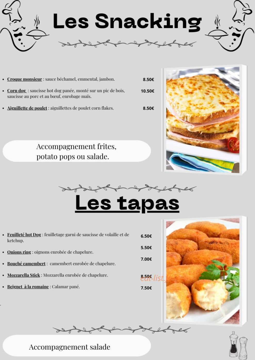 La Pause des Anges — carte page 2