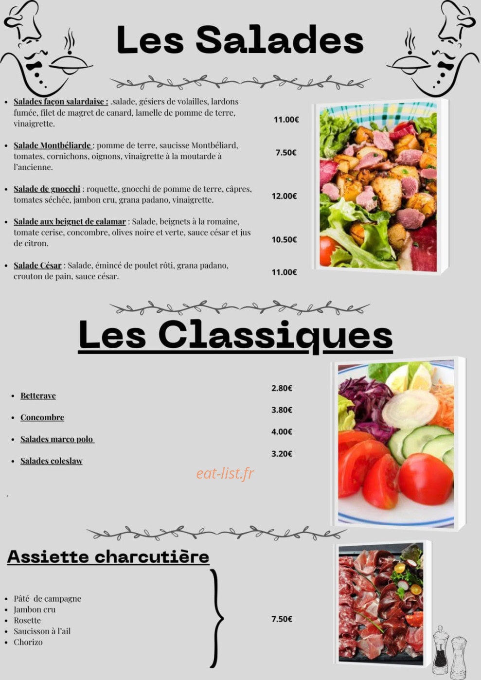 La Pause des Anges — carte page 3