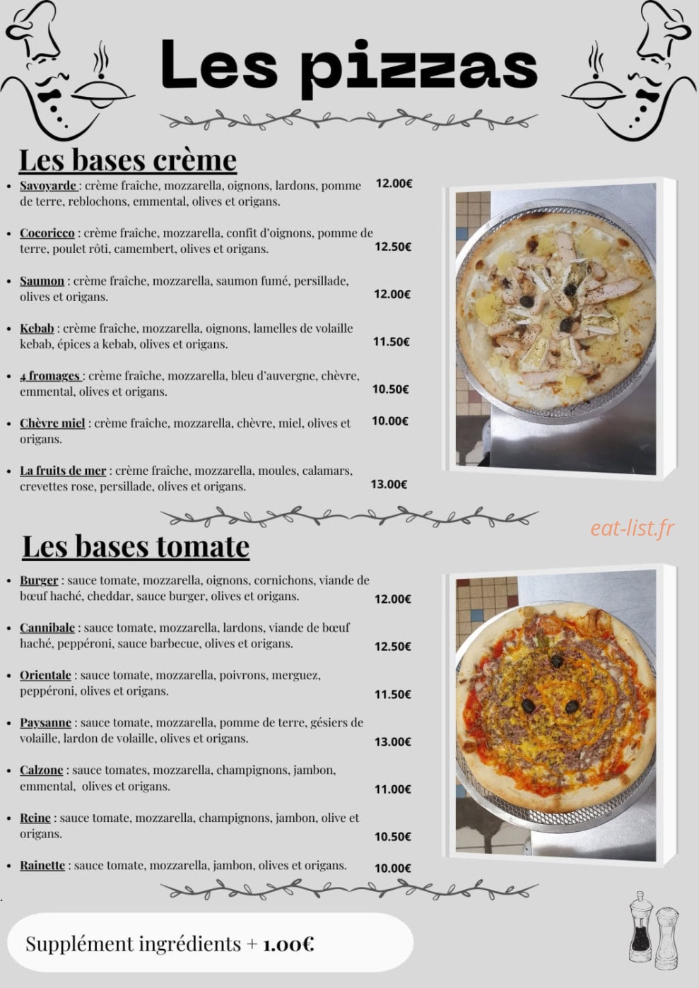 La Pause des Anges — carte page 1