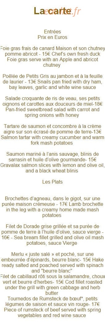 Le Dauphin — carte page 1