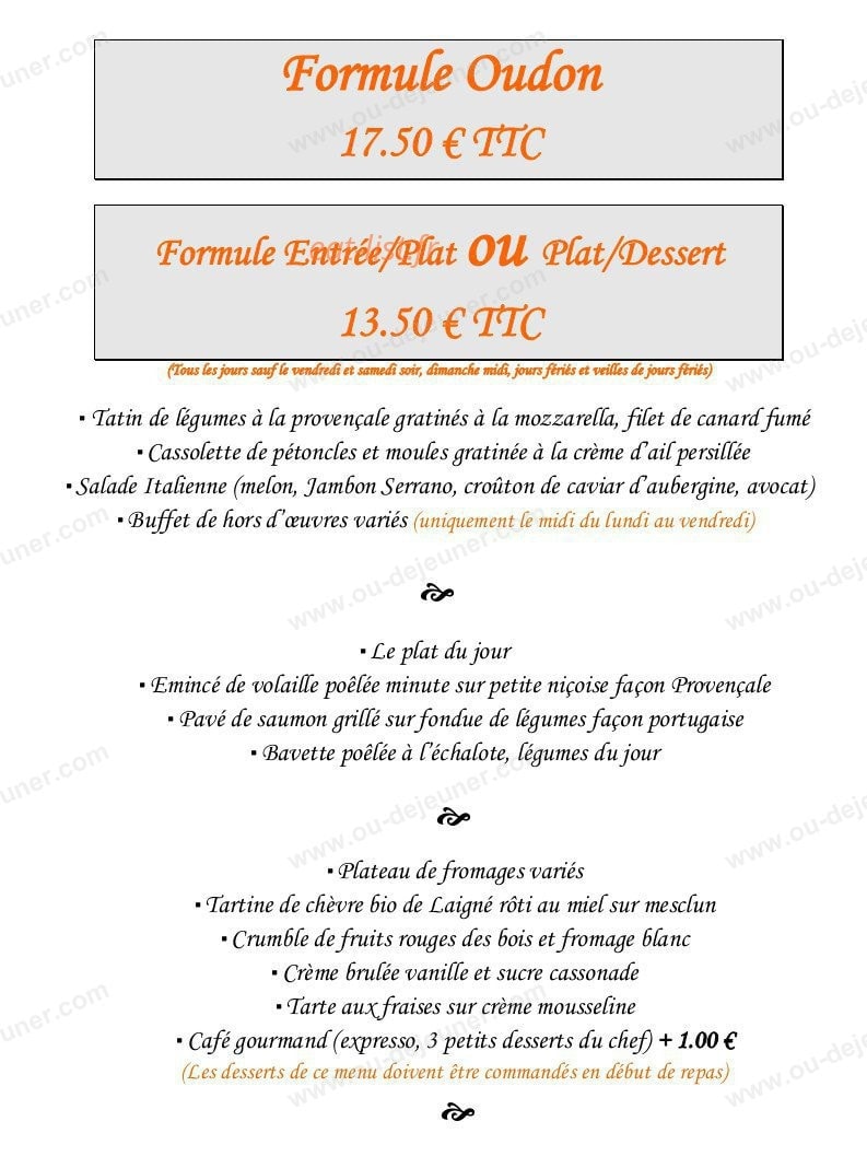 Le Relais — carte page 2