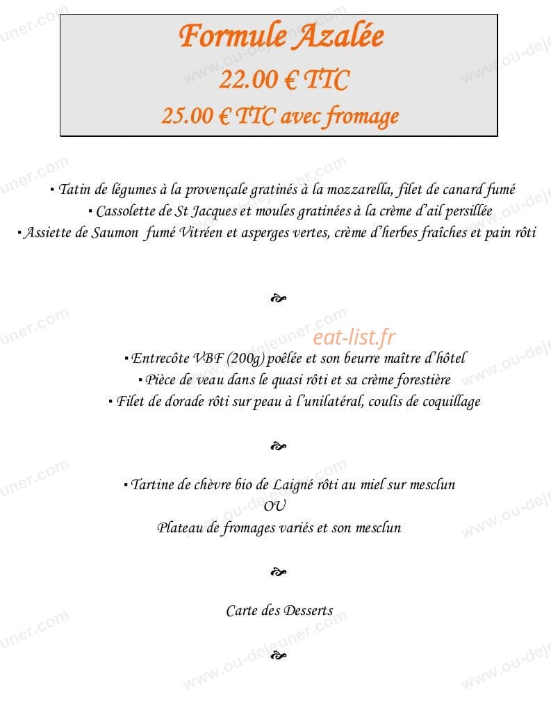 Le Relais — carte page 3