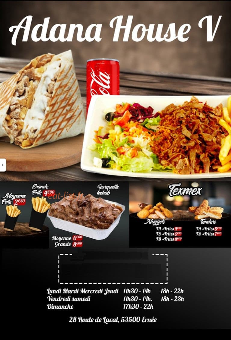 Adana House V — carte page 1