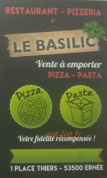 Le basilic — carte page 1