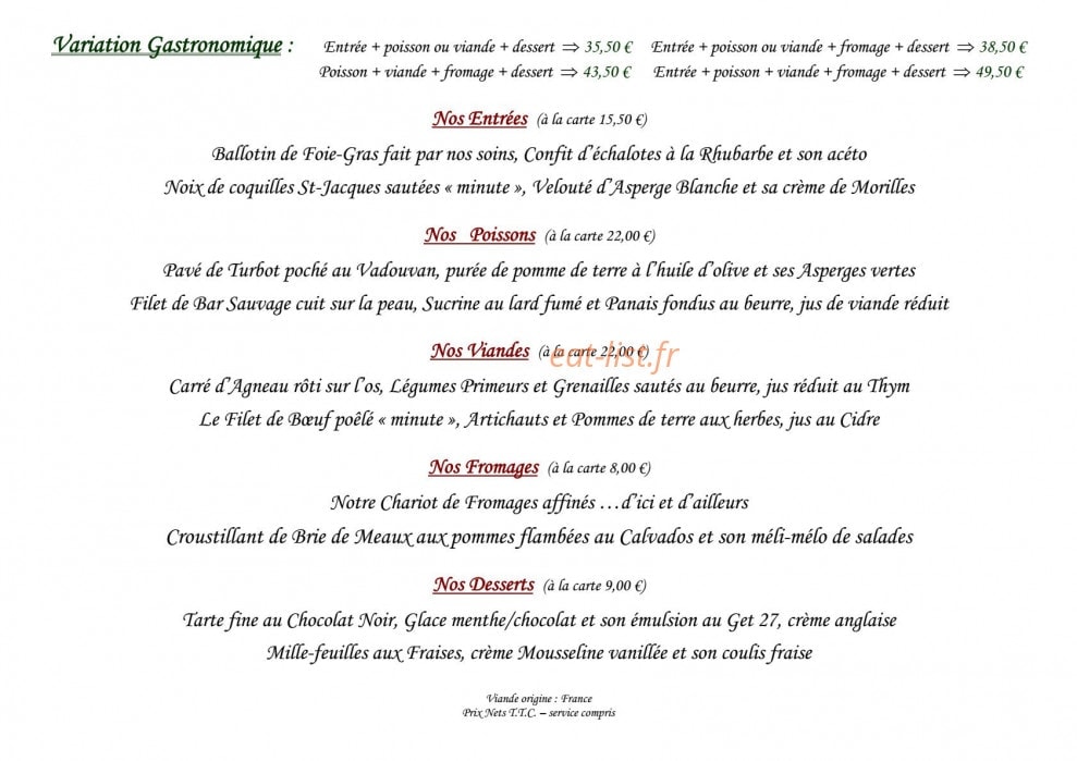 Le Salvert — carte page 7