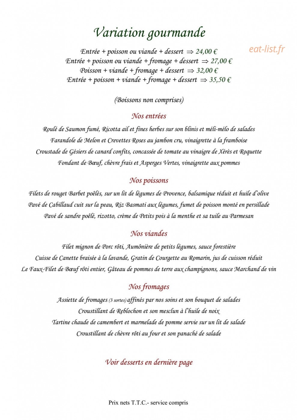 Le Salvert — carte page 1
