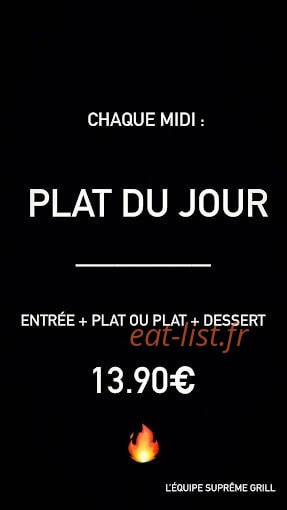 Suprême grill — carte page 2
