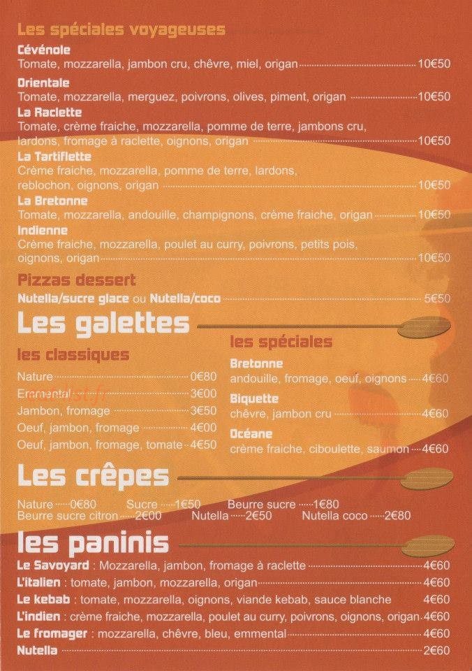 L'appel à pizza — carte page 3