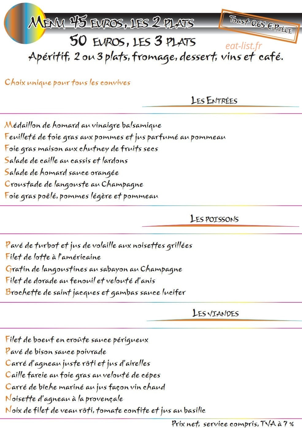L'Escale — carte page 8
