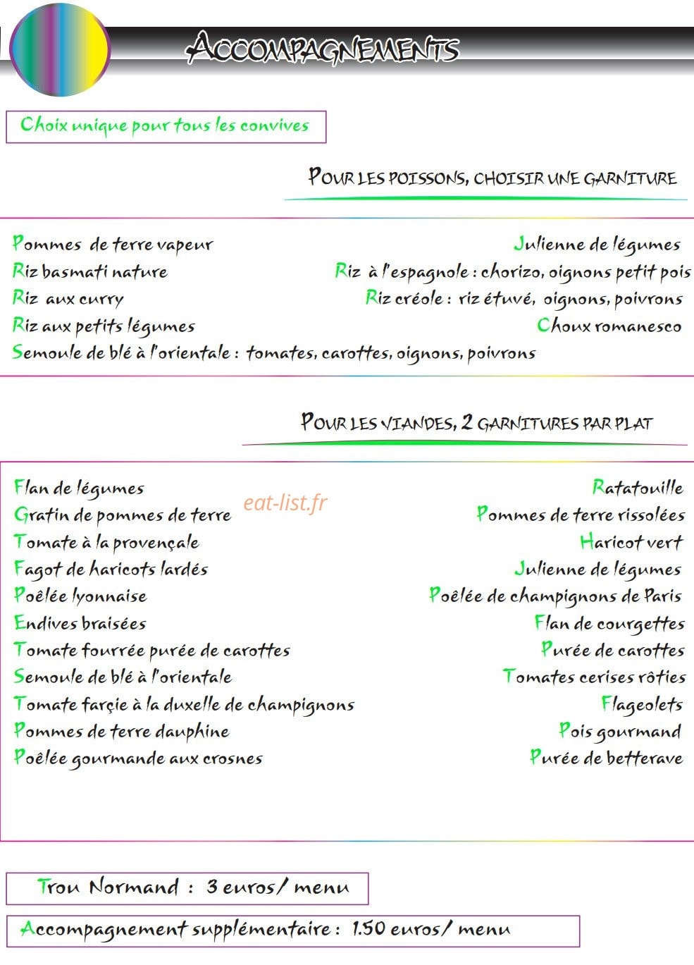 L'Escale — carte page 9