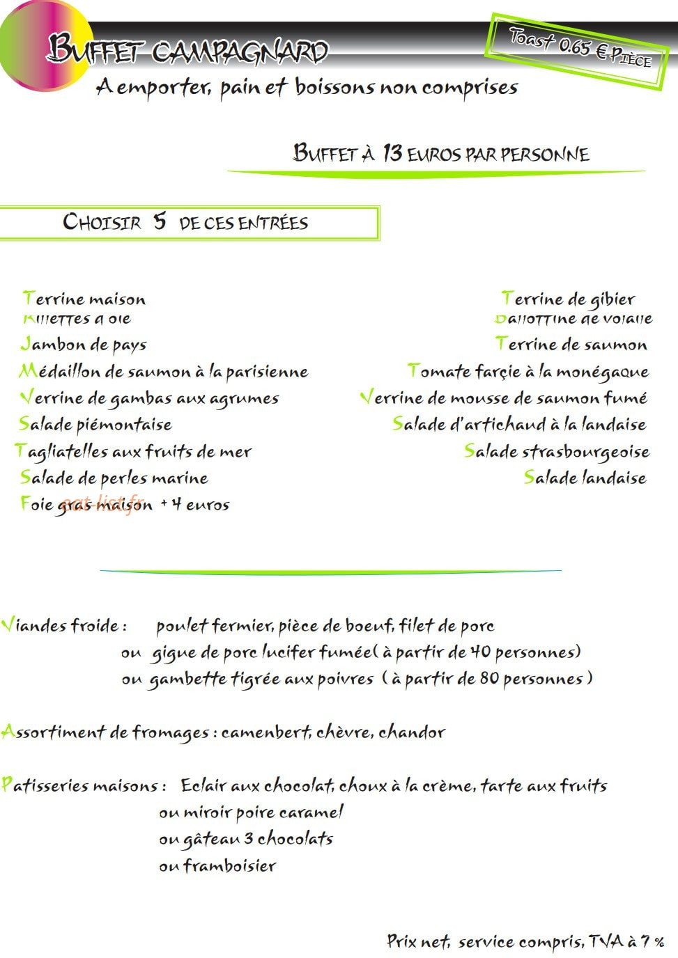 L'Escale — carte page 13