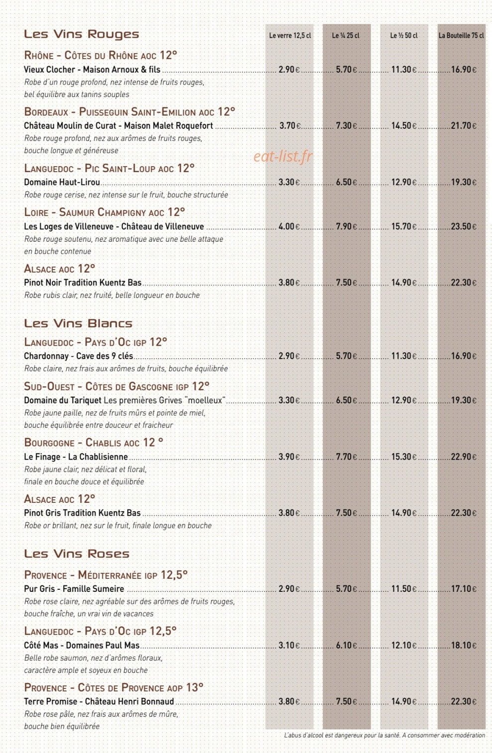 100 Patates — carte page 8