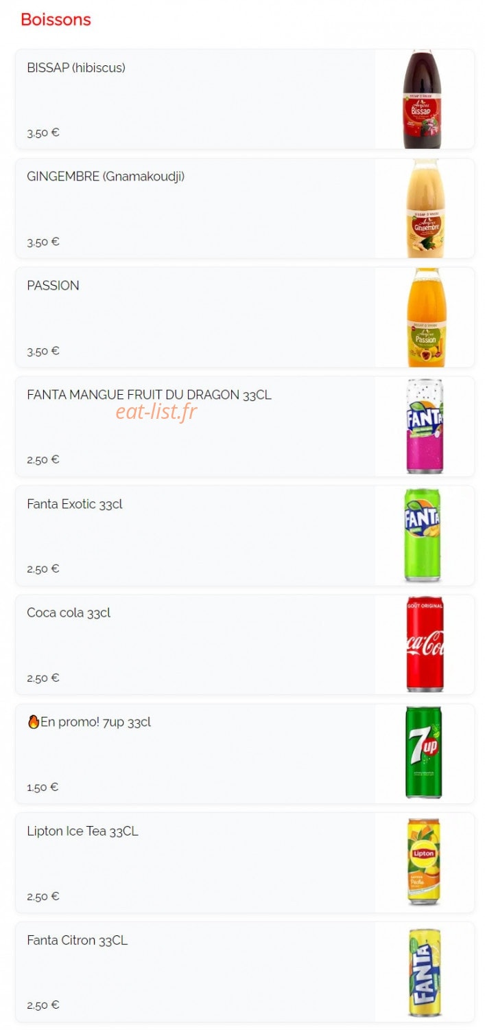Afrotaste — carte page 4