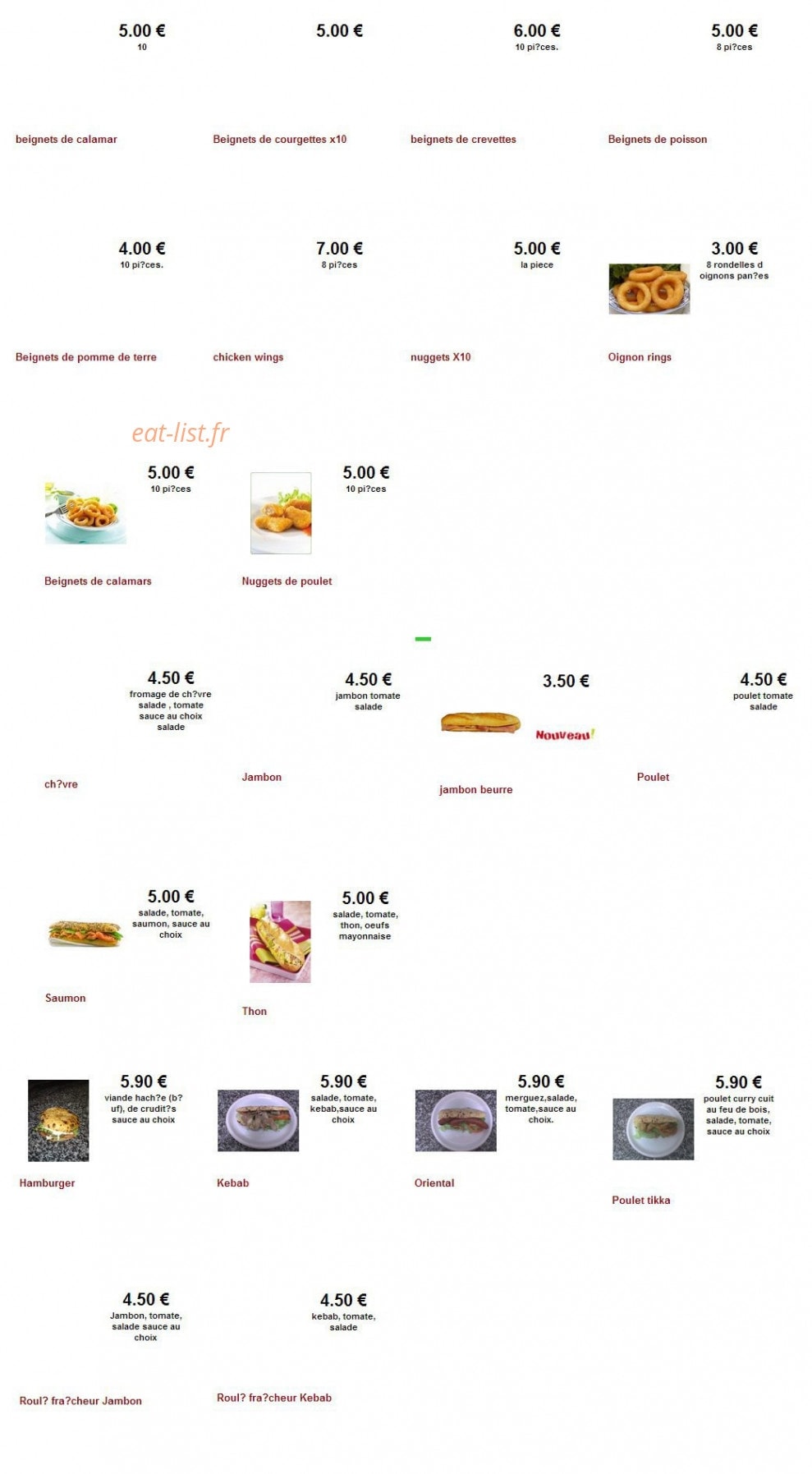 allopizzacouscous — carte page 10