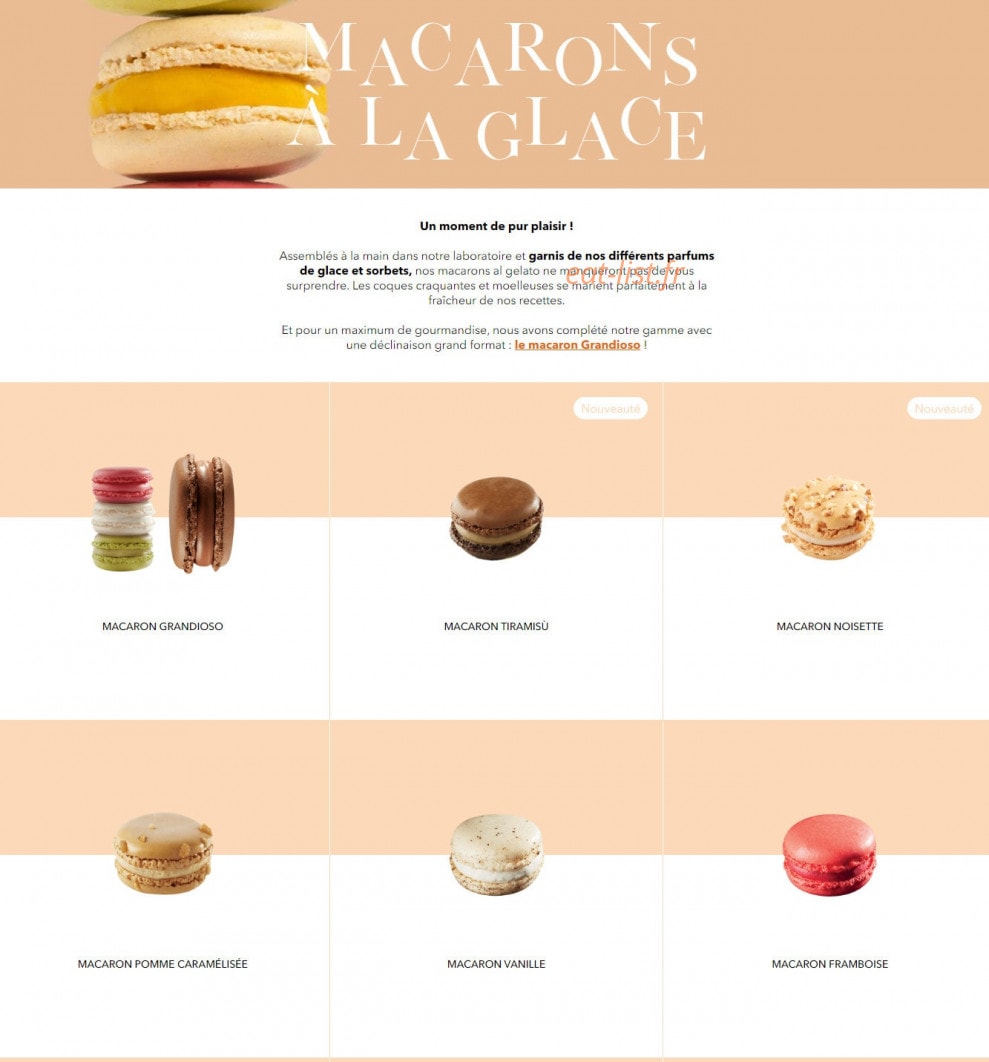 Amorino — carte page 9