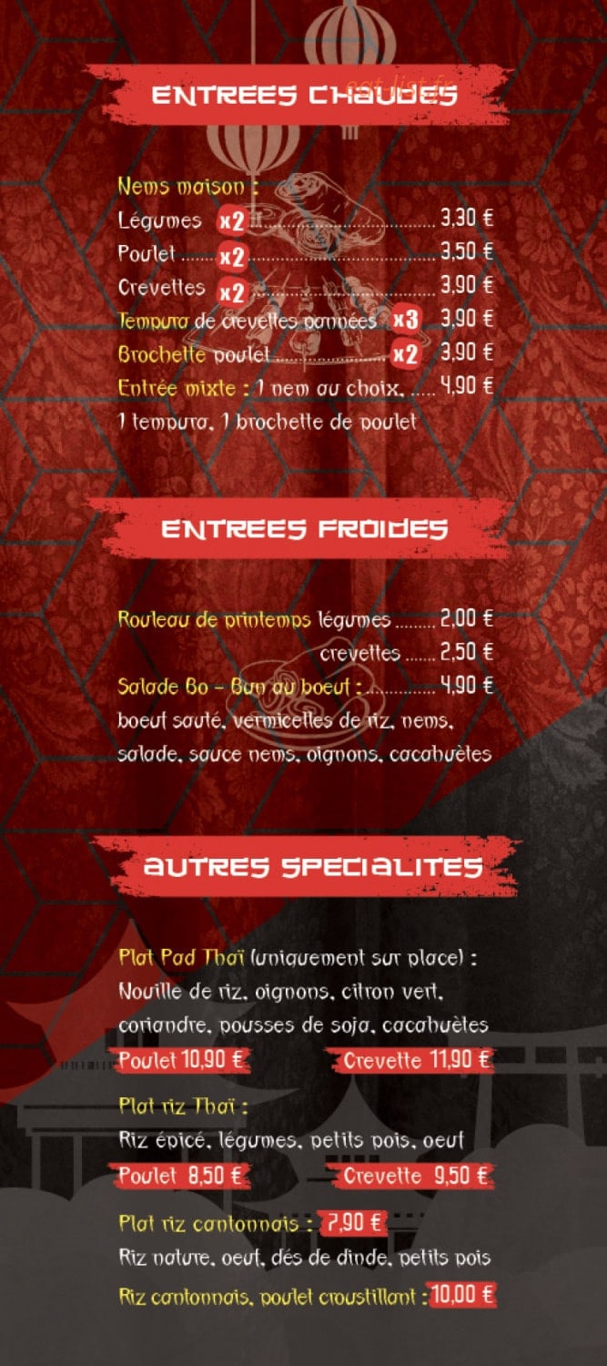 AsiaFood — carte page 2