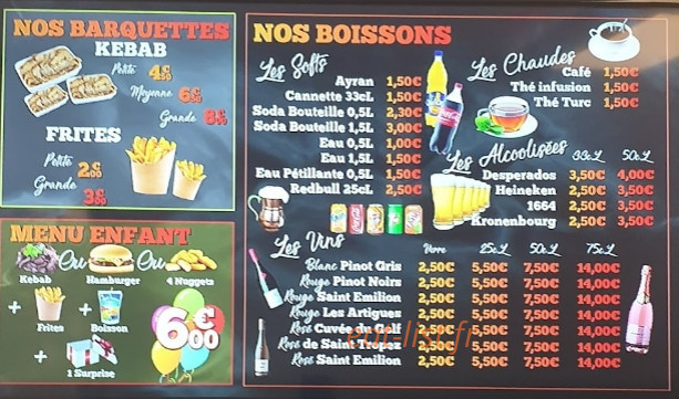 Beauregard Kebab — carte page 3