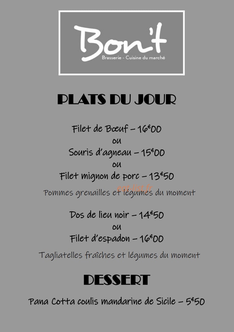 Bon't — carte page 2