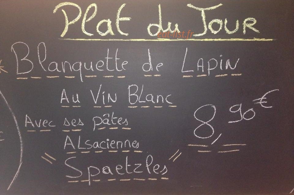 Brasserie d'auteuil — carte page 1