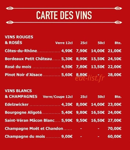 Café de la Paix — carte page 3