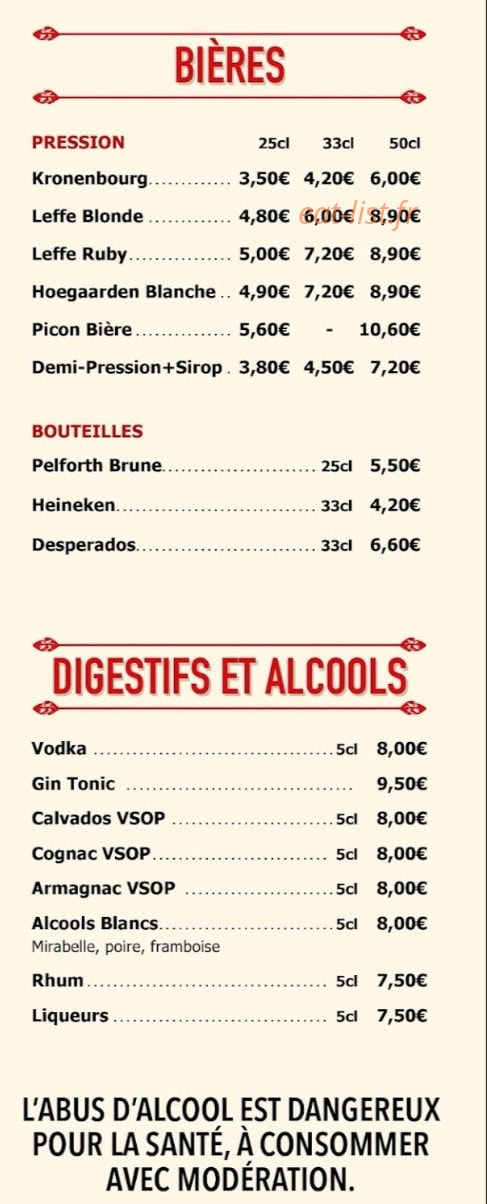 Café de la Paix — carte page 4