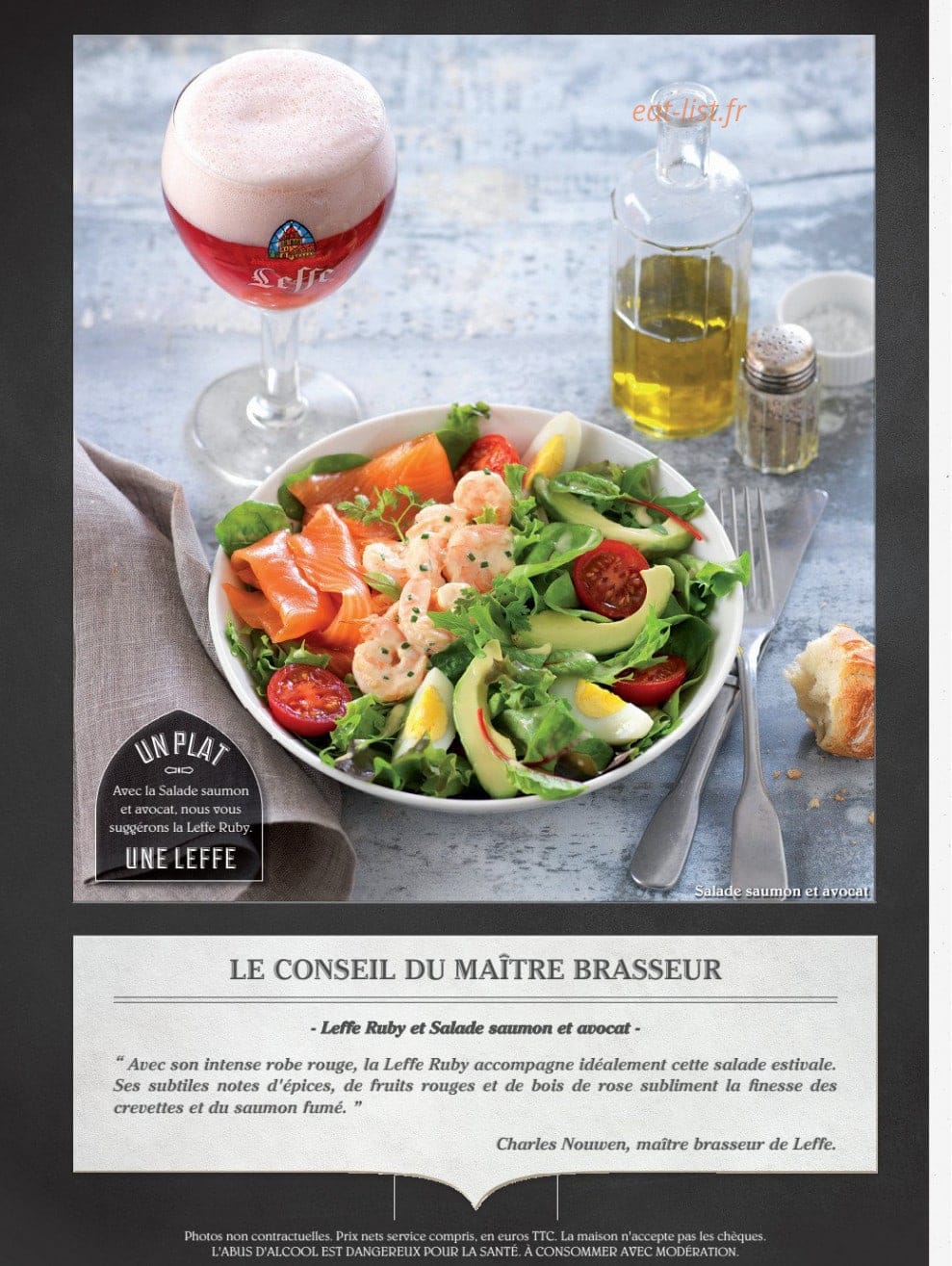 Café Leffe — carte page 6