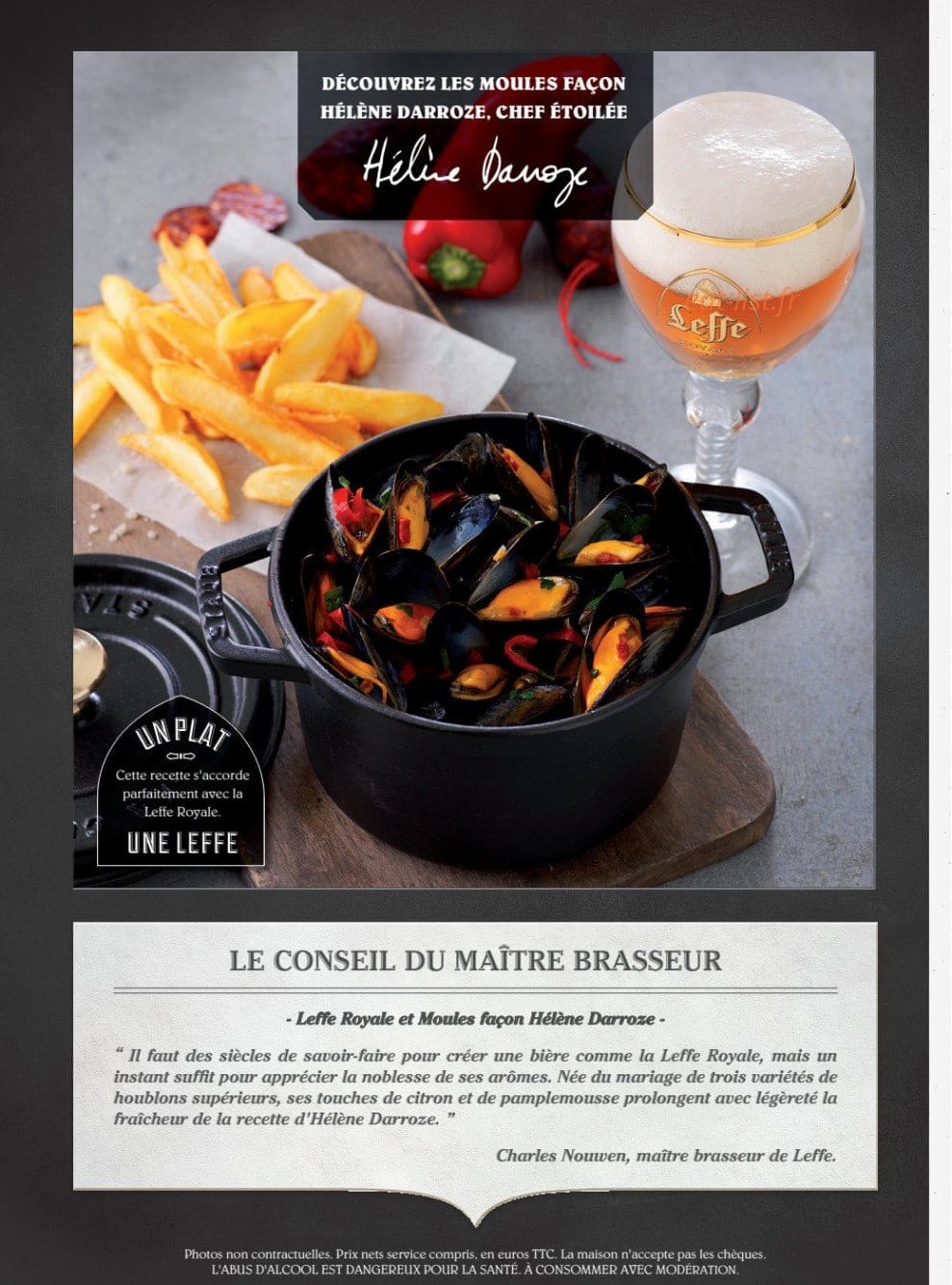 Café Leffe — carte page 8
