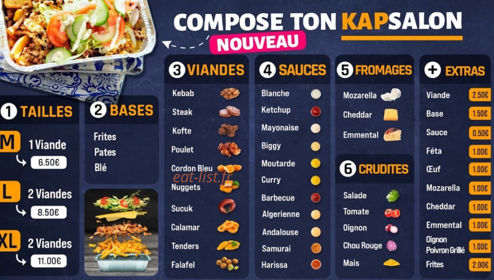 Campus Food — carte page 3