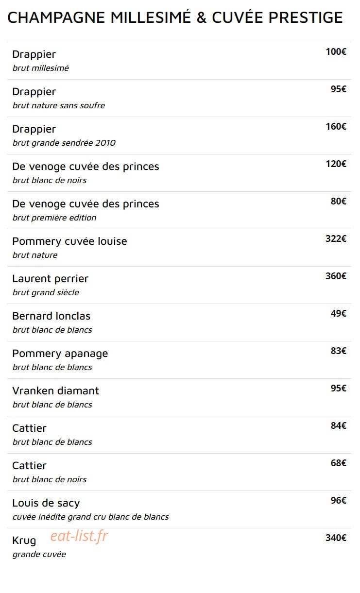 Chez Jane & Serge — carte page 7