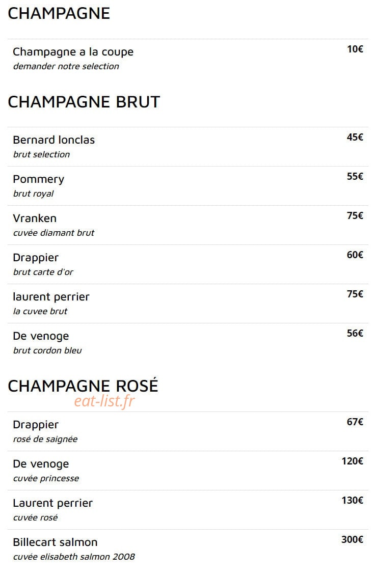 Chez Jane & Serge — carte page 6