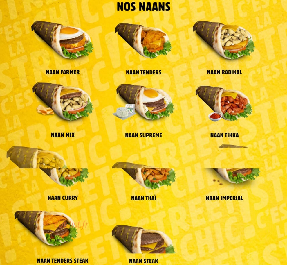 Chicken Street — carte page 1