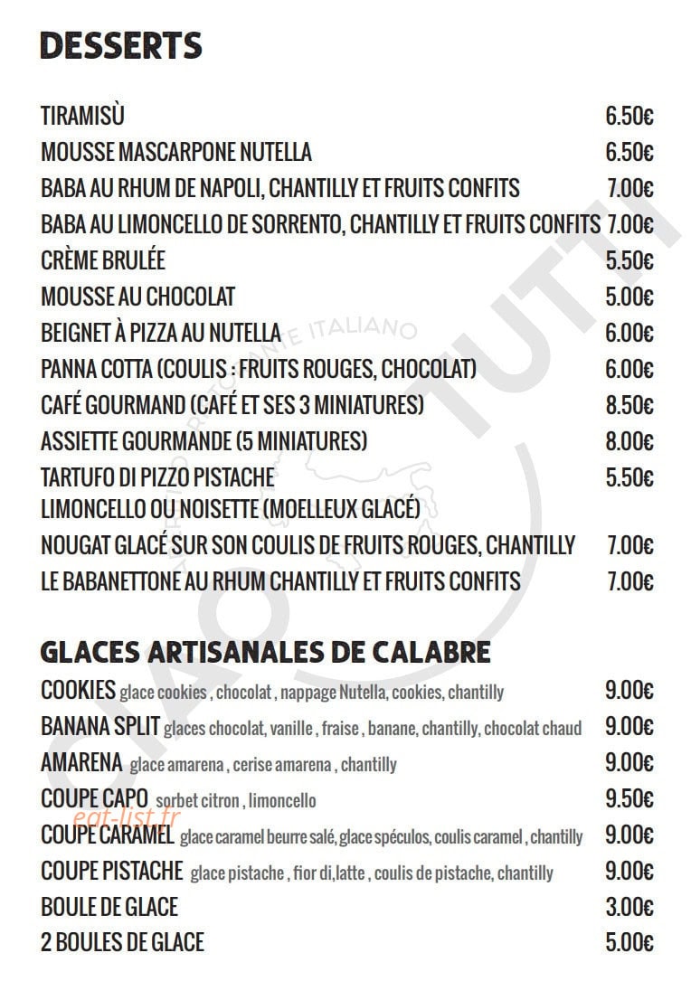 Ciao Tutti — carte page 6